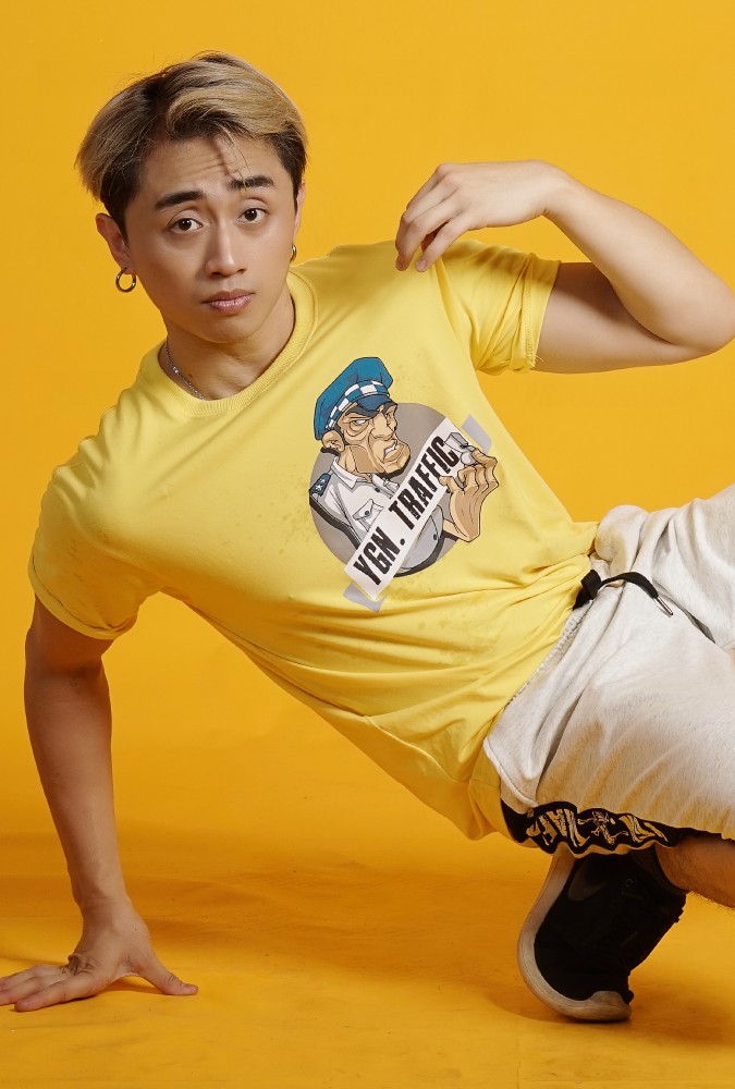 Ygn Traffic Police Fit T-Shirt Boy (Yellow)
